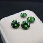 Ural Demantoid Garnet Pair