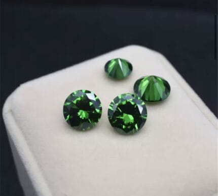 Ural Demantoid Garnet Pair