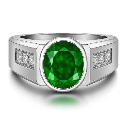 emerald centerpiece ring