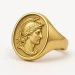 14K Gold Imperial Signet – Power in Profile