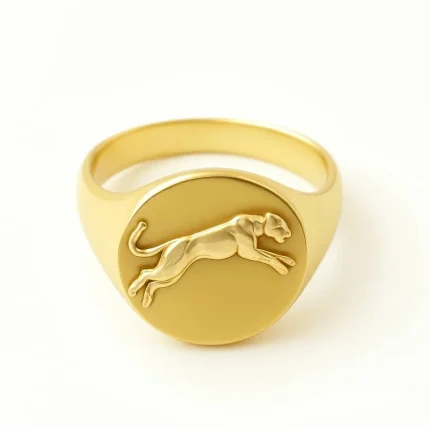 14K Gold Panther Signet Ring – Fierce Urban Elegance