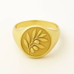 14K Gold Olive Ring – Peace with Prestige