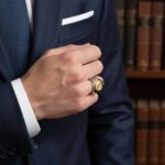 14K Gold Feather Signet Ring – Timeless Grace - Image 4