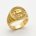 14K Gold U.S. Stallion Ring – Bold American Strength - Image 4
