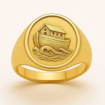 14K Gold Noah’s Ark Ring