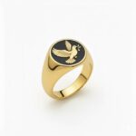14K Gold Dove of Peace Ring - Image 3
